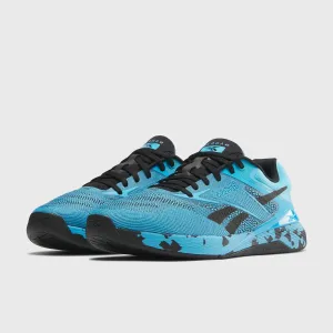 Reebok - Nano X5 - Ftwr White/Black/Future Cyan Lace Up Design