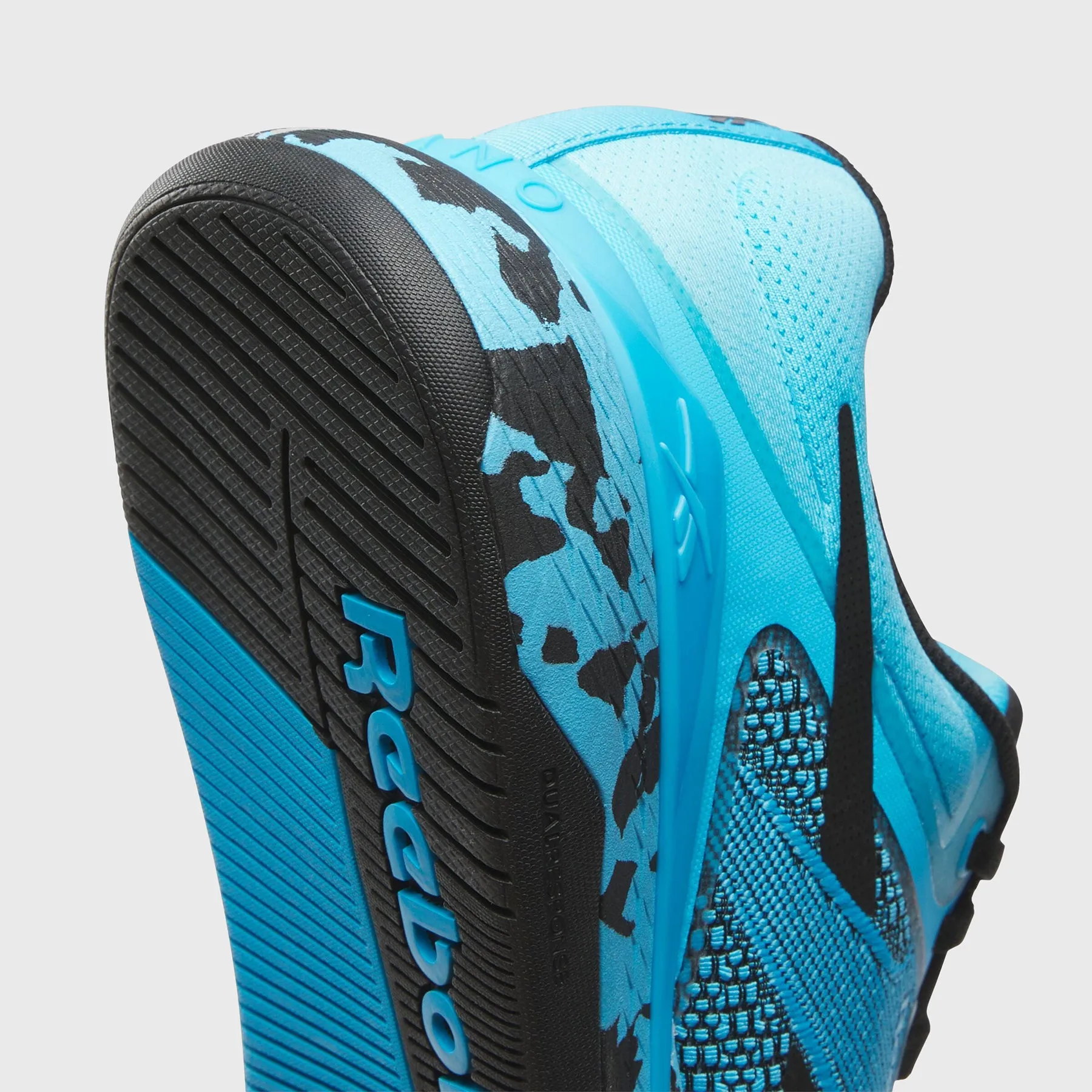 Stylish Feature Comfortable Straps Design Style Reebok - Nano X5 - Ftwr White/Black/Future Cyan
