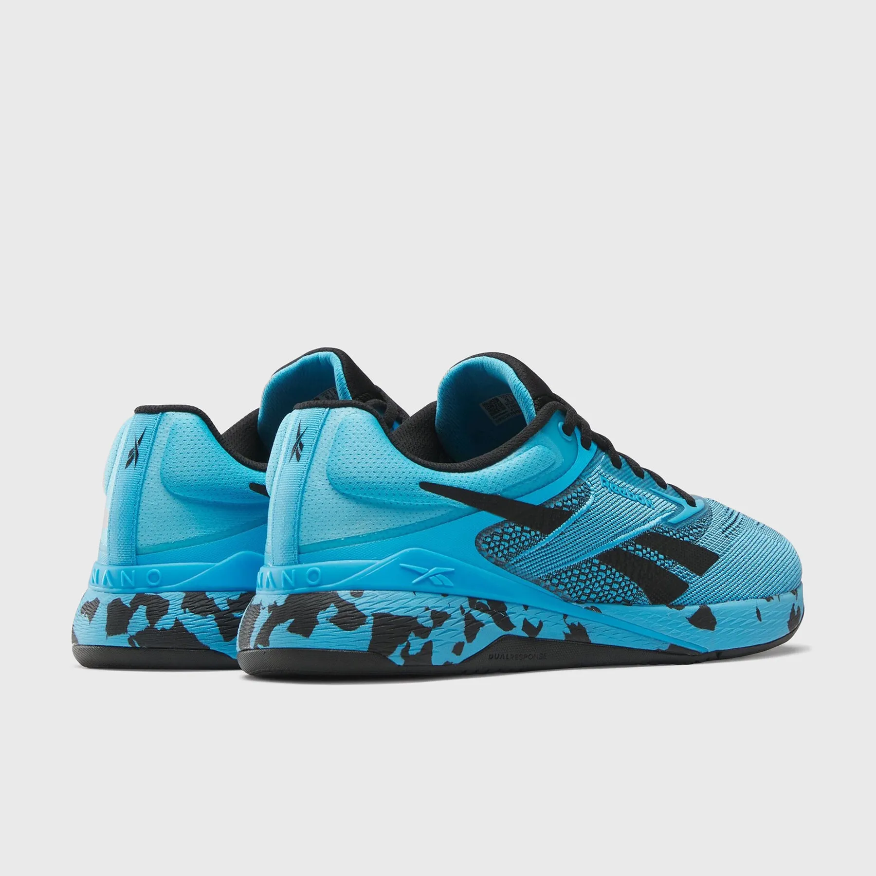 Bright Color Comfort Padding Feature Reebok - Nano X5 - Ftwr White/Black/Future Cyan