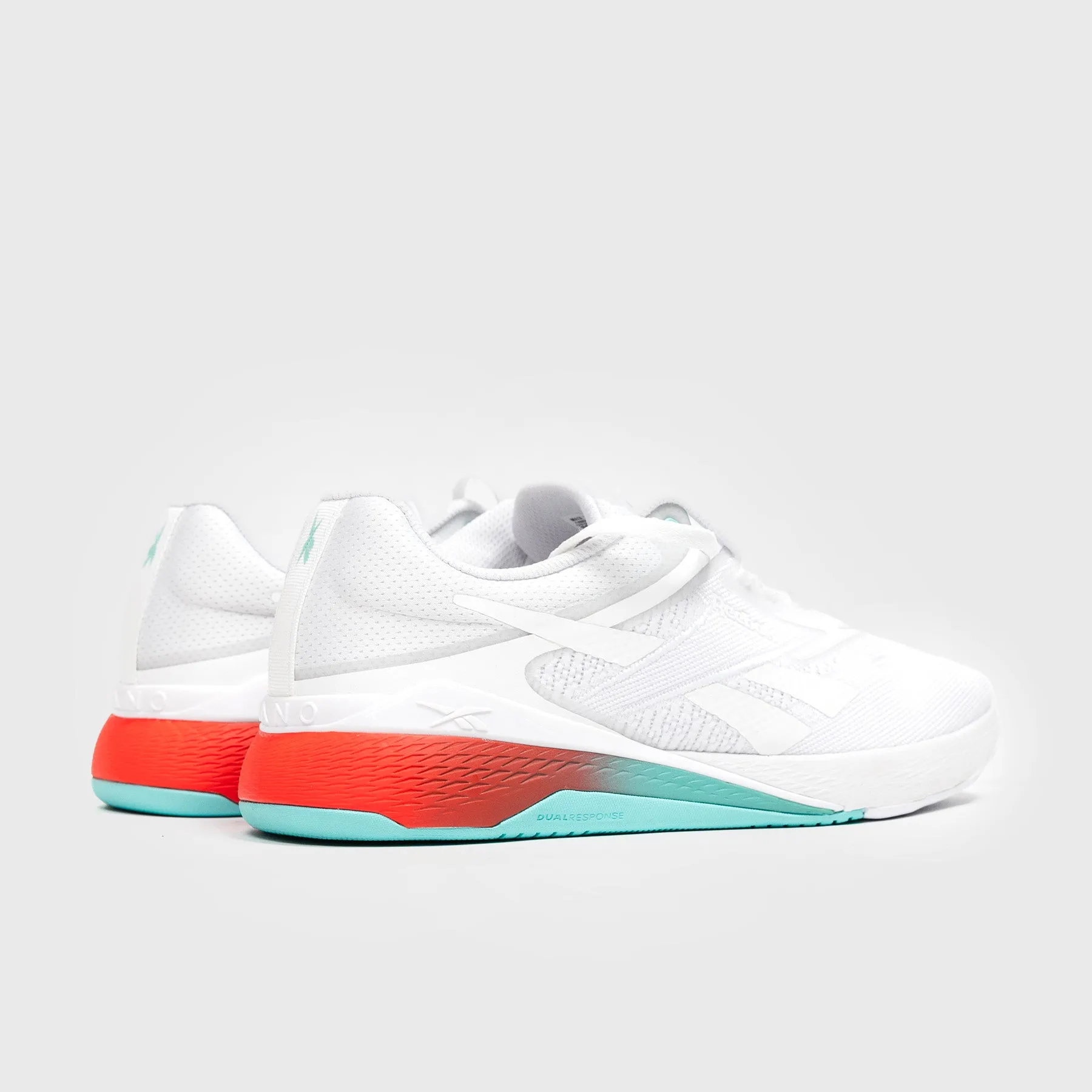 Reebok - Nano X5 - Women'S - Ftw White/Ai Aqua/Energy Red Self-Fitness Gear