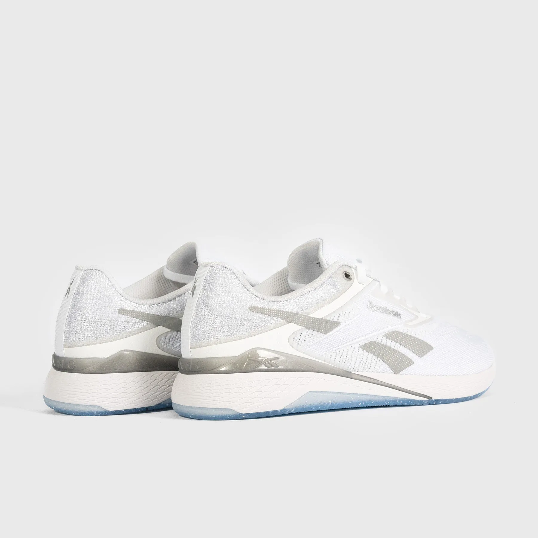 Running Activity Slip-On Ease Of Use Feature Design Reebok - Nano X5 - Women'S - Ftwr White/Barely Grey/Silver Metallic