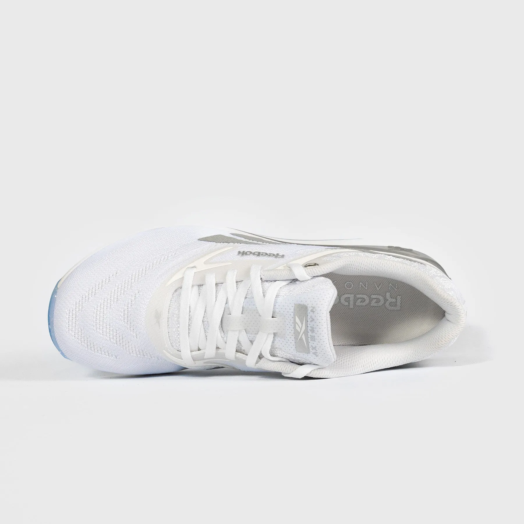 TopRatedFeature Breathable Canvas Reebok - Nano X5 - Women'S - Ftwr White/Barely Grey/Silver Metallic