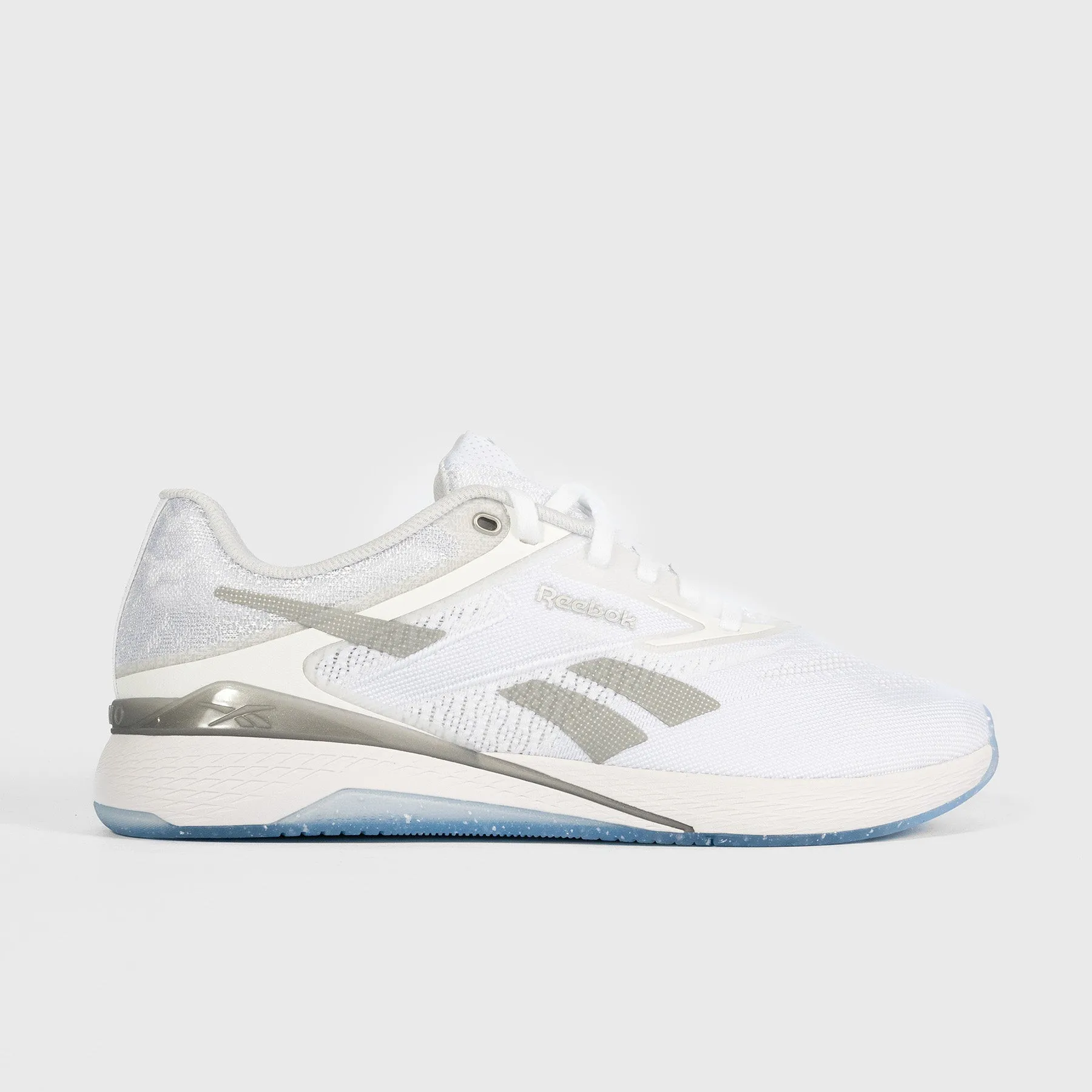 Dirt - Resistant Comfortable Refuge Reebok - Nano X5 - Women'S - Ftwr White/Barely Grey/Silver Metallic