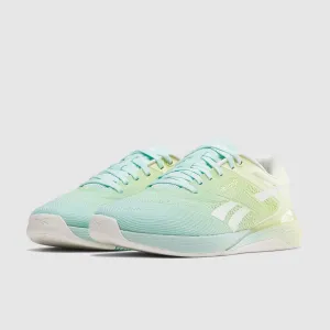 Speed - Enhanced Reebok - Nano X5 - Women'S - Glitch Aqua/Yellow Haze/Chalk
