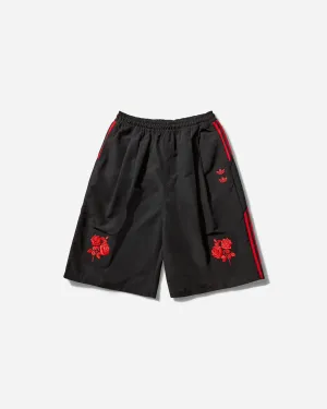 Men'S Willy Chavarria Long Shorts Black Water Resistant Design