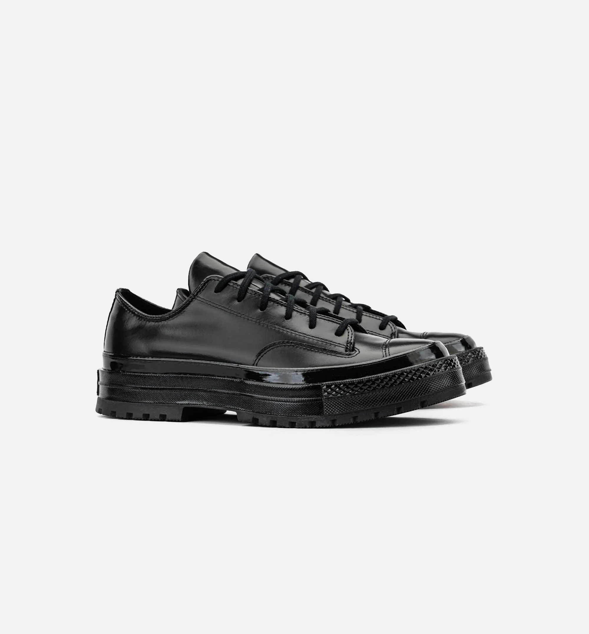 Tier Chuck 70 Formal Leather Mens Lifestyle Shoe - Black/Black