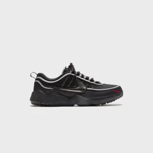 Nike Air Zoom Spiridon - Black / Metallic Silver / Sport Red Slip Resistant Shoes With Water Resistant SixSigma
