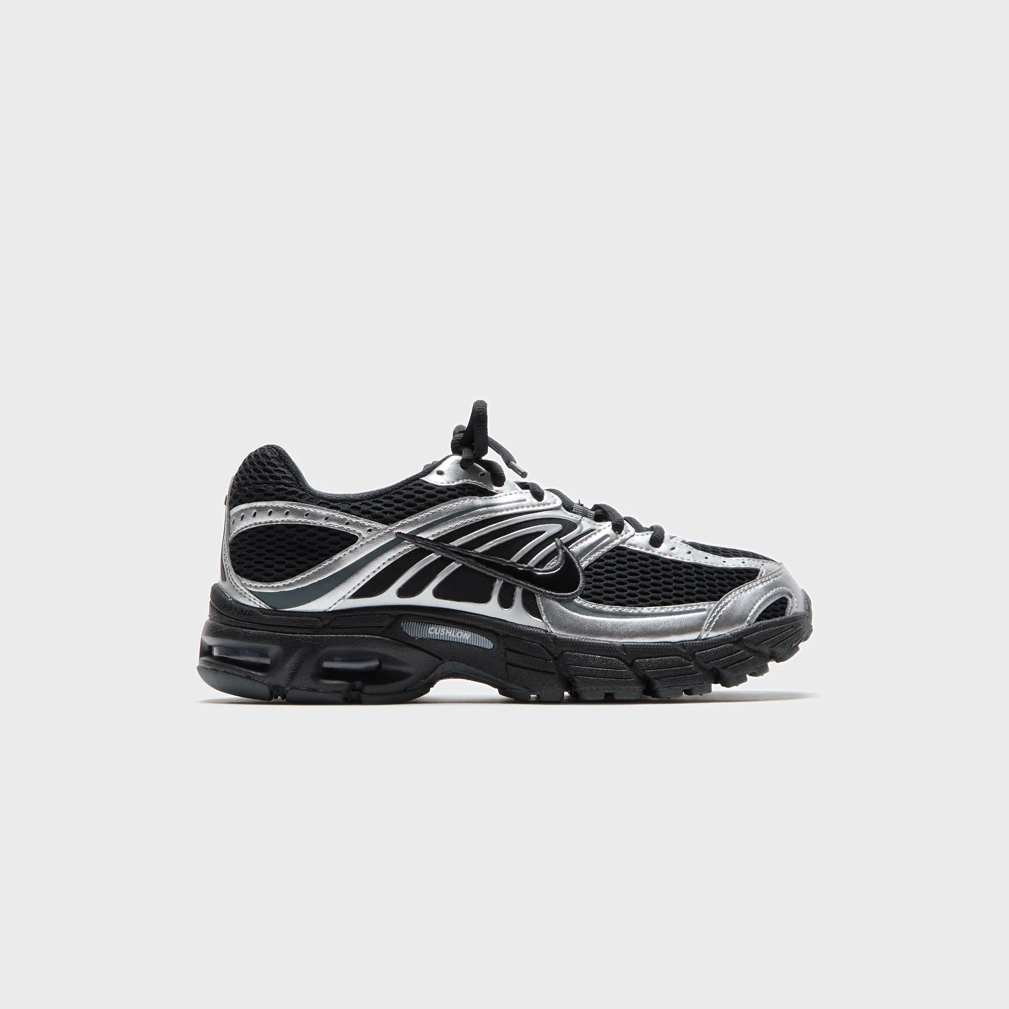 Nike Wmns Air Max Moto 2K - Black / Black / Metallic Silver / Anthracite Ventilation System Concept Easy To Clean Feature