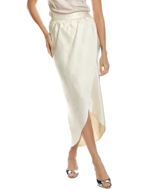 Reiss Elsa Jupe en Soie Enveloppante