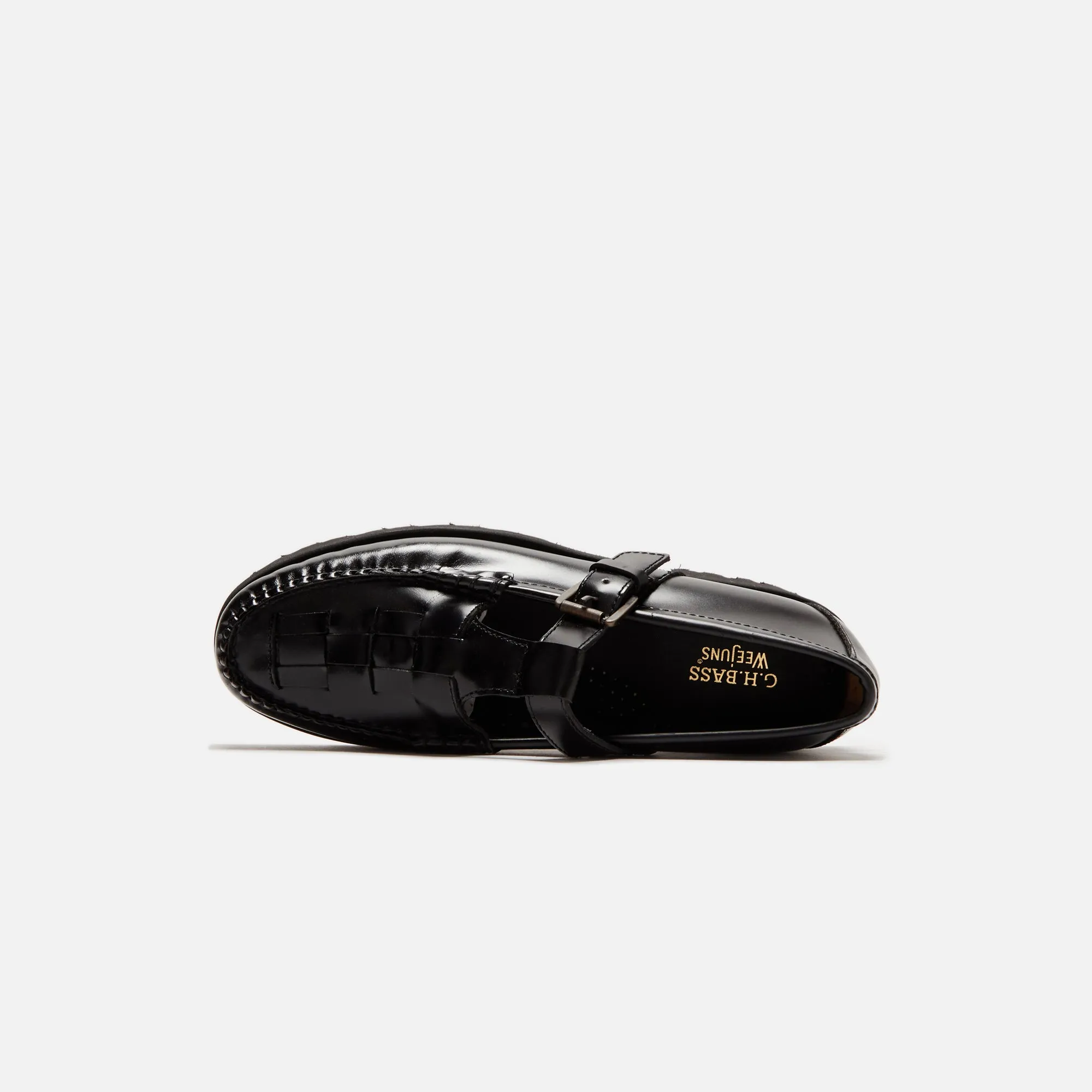 Comfort Durable Construction Comfort Reconstructing G.H. Bass Mary Jane Fisherman - Black