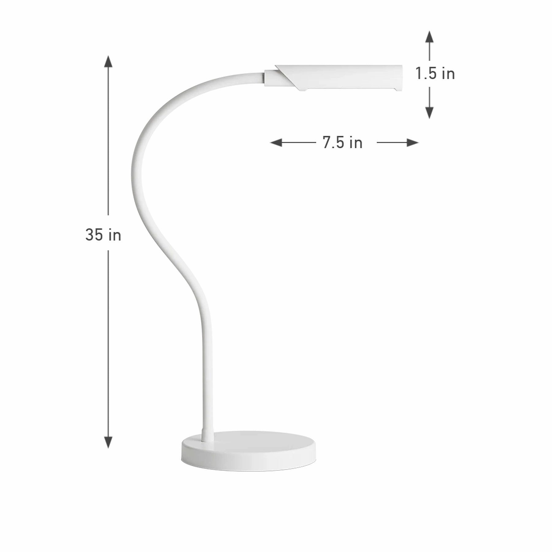 Reliable Corp.: UberLight Flex Turntable Lamp - Black / Tabletop Model