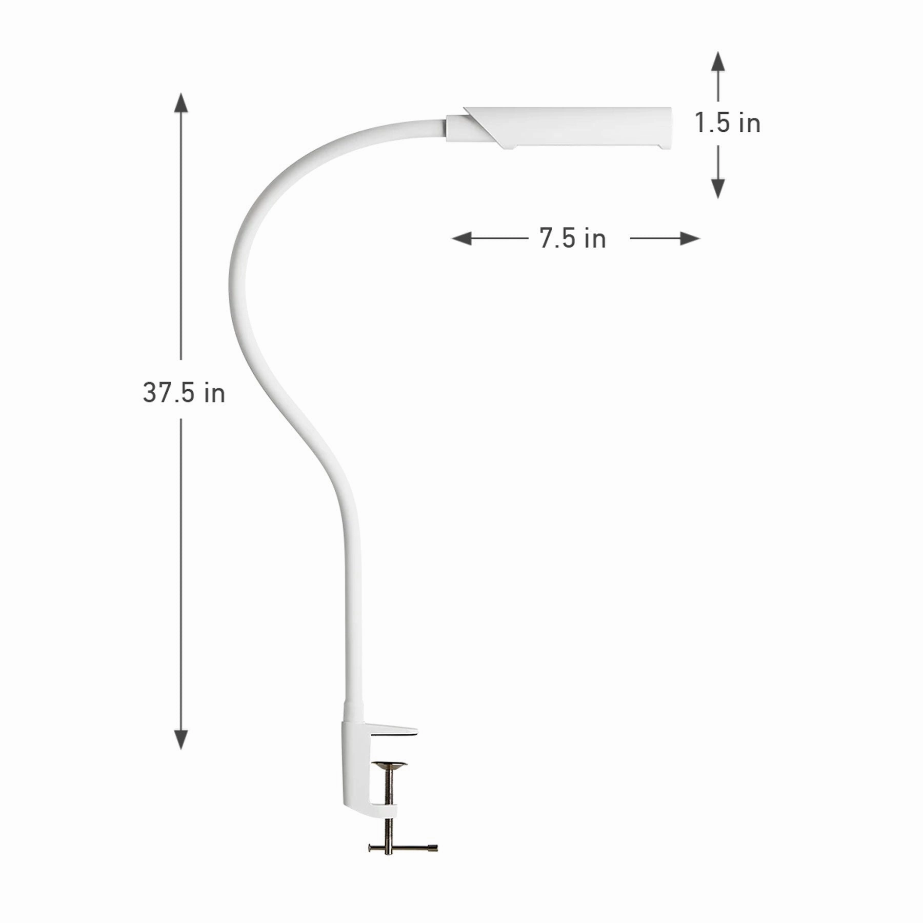 Reliable Corp.: UberLight Flex Turntable Task Lamp - Black / Clamp Model
