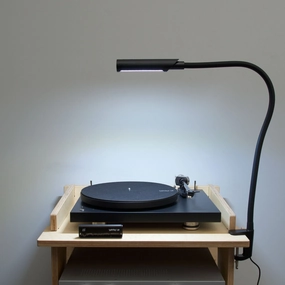 Reliable Corp.: UberLight Flex Turntable Task Lamp - Black / Clamp Model hi-fi digital music server,hi-fi speaker wall mount,hi-fi amp upgrade