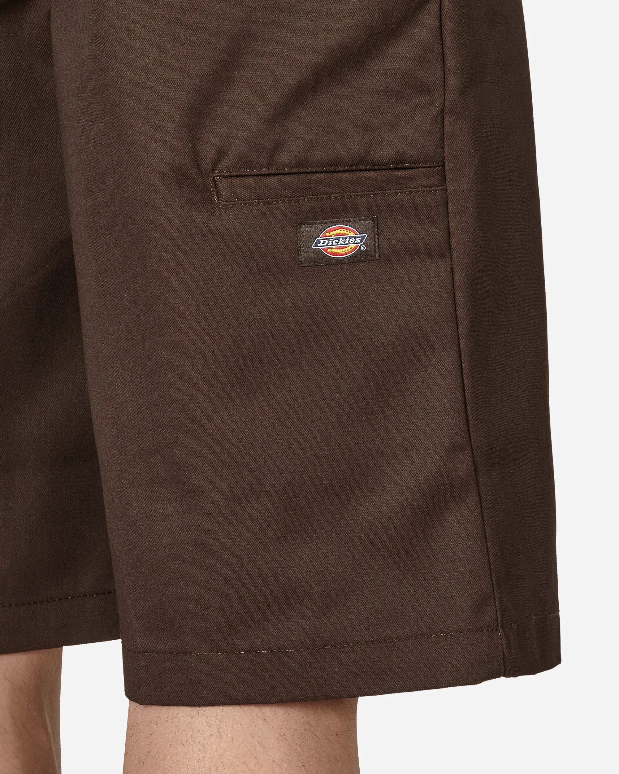 NSF Certified 13 Inch Multi Pocket Work Shorts Dark Brown