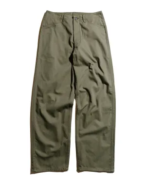 The Real Mccoy'S Mp22007 Trousers, Utility N-3 (Model 220) Olive Zippered Style