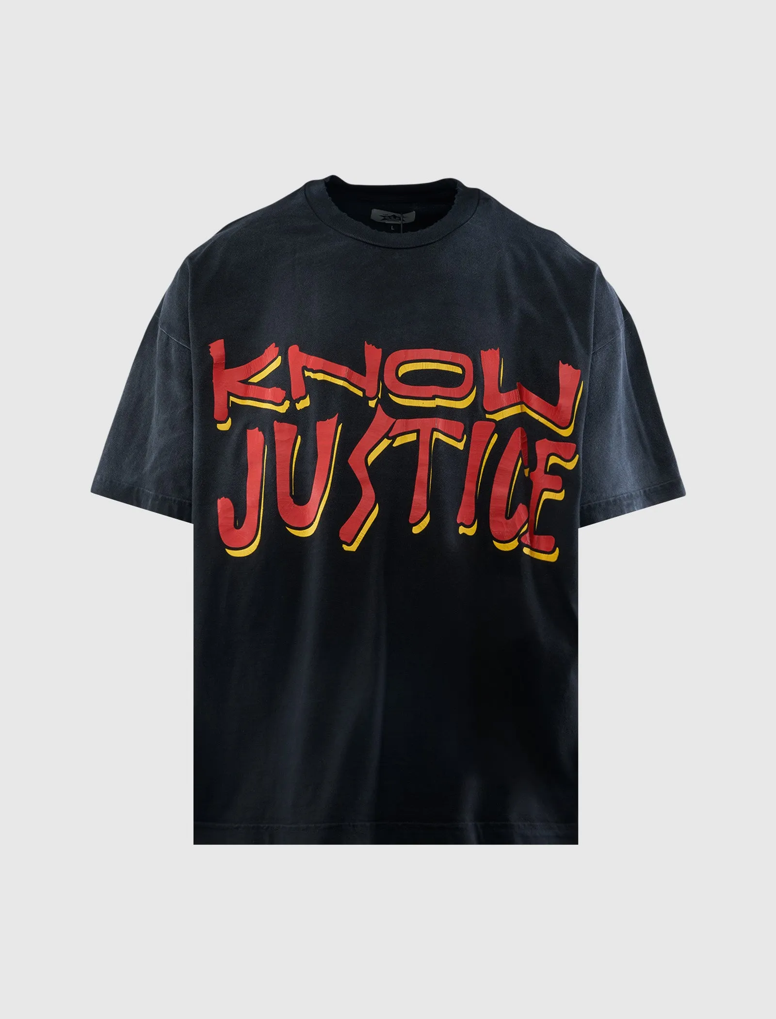 Know Justice Tee Wear Alone Comfortable Elastic Elastic Elastic Pocket
