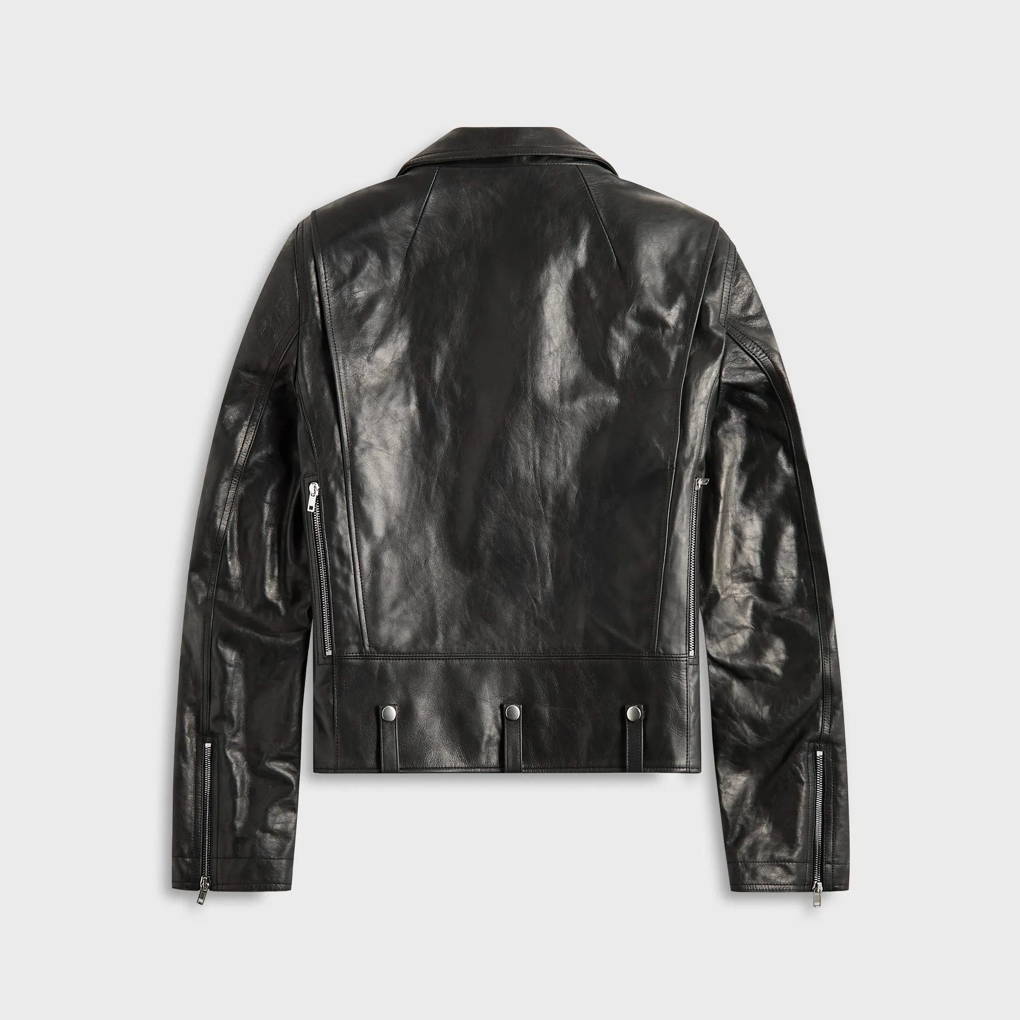 Easy To Wash Batwing Sleeves Rick Owens Giacca Pelle Bauhaus Stooges - Black