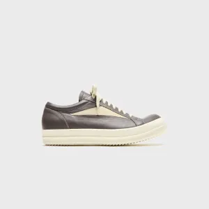 Stable Foot Support Design Rick Owens Vintage Sneakers Scarpe In Pelle  -  Dark Dust / Milk / Milk