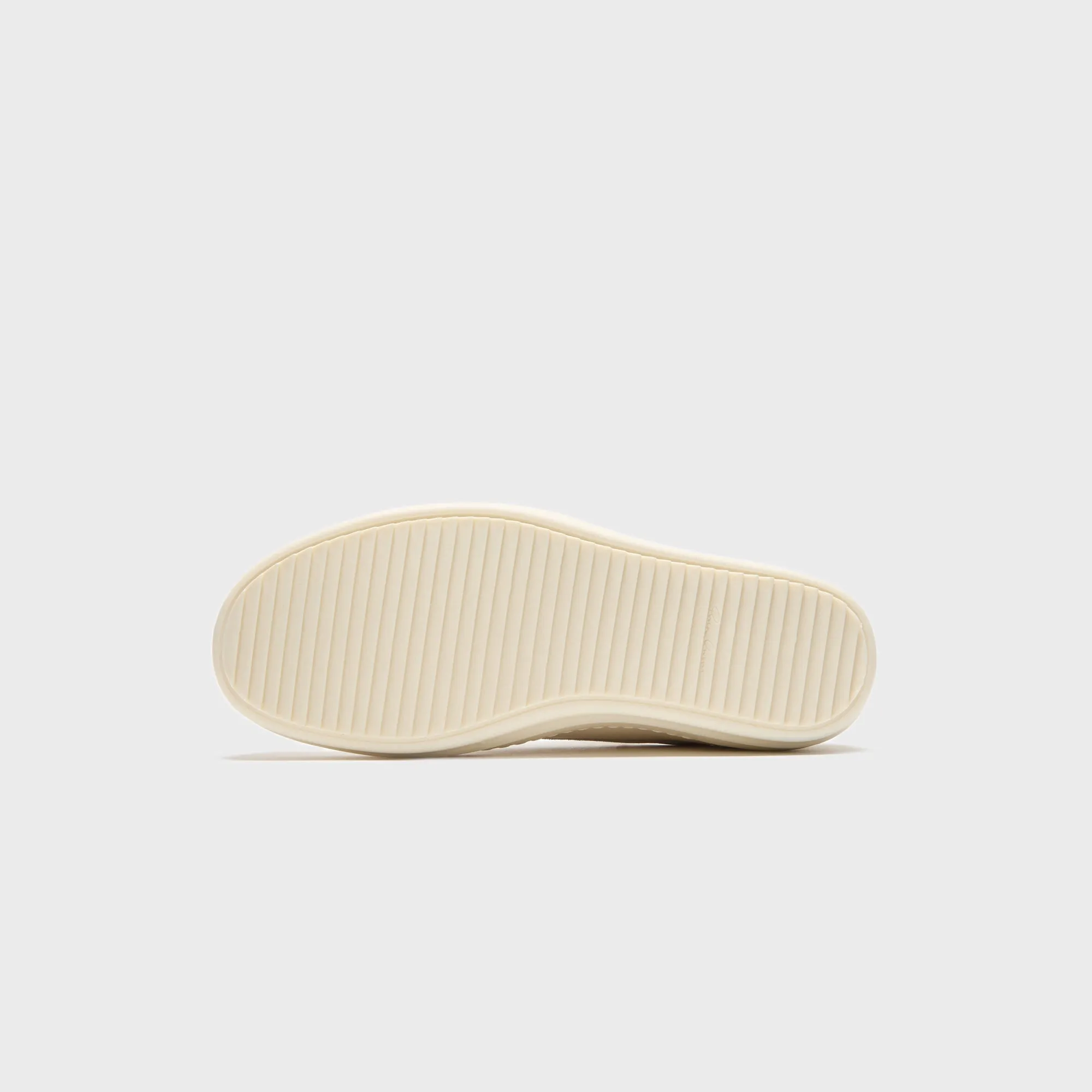 Christmas Day Sale Rick Owens Vintage Sneaks - Scarpe In Pelle Milk / Milk / Milk