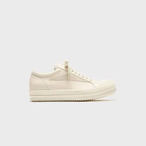 Rick Owens Vintage Sneaks - Scarpe In Pelle Milk / Milk / Milk Built for the Bold