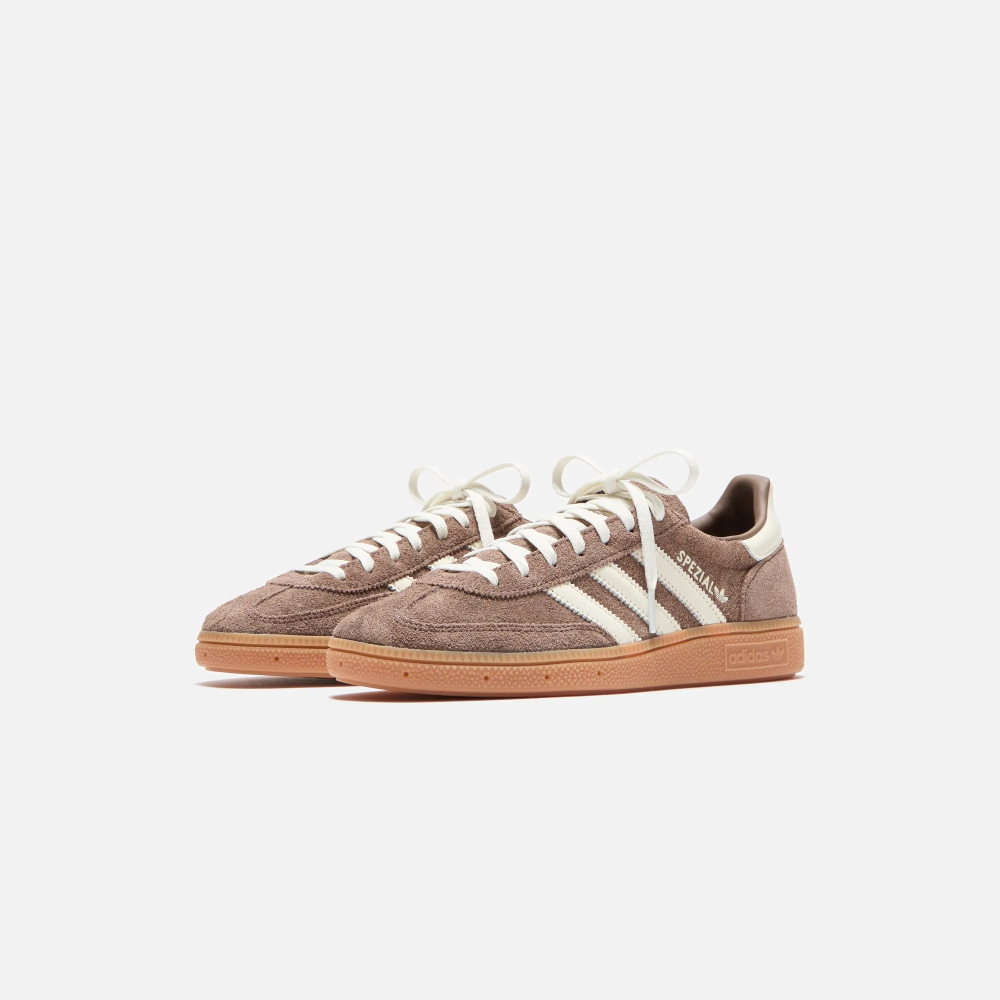 Comfortable Nubuck Adidas Wmns Handball Spezial - Earth Strata / Off White / Gum