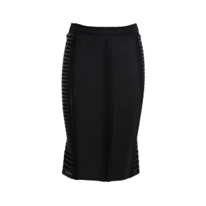 Roberto Cavalli Jupe Midi Élastique avec Détails Doublés - Années 10
