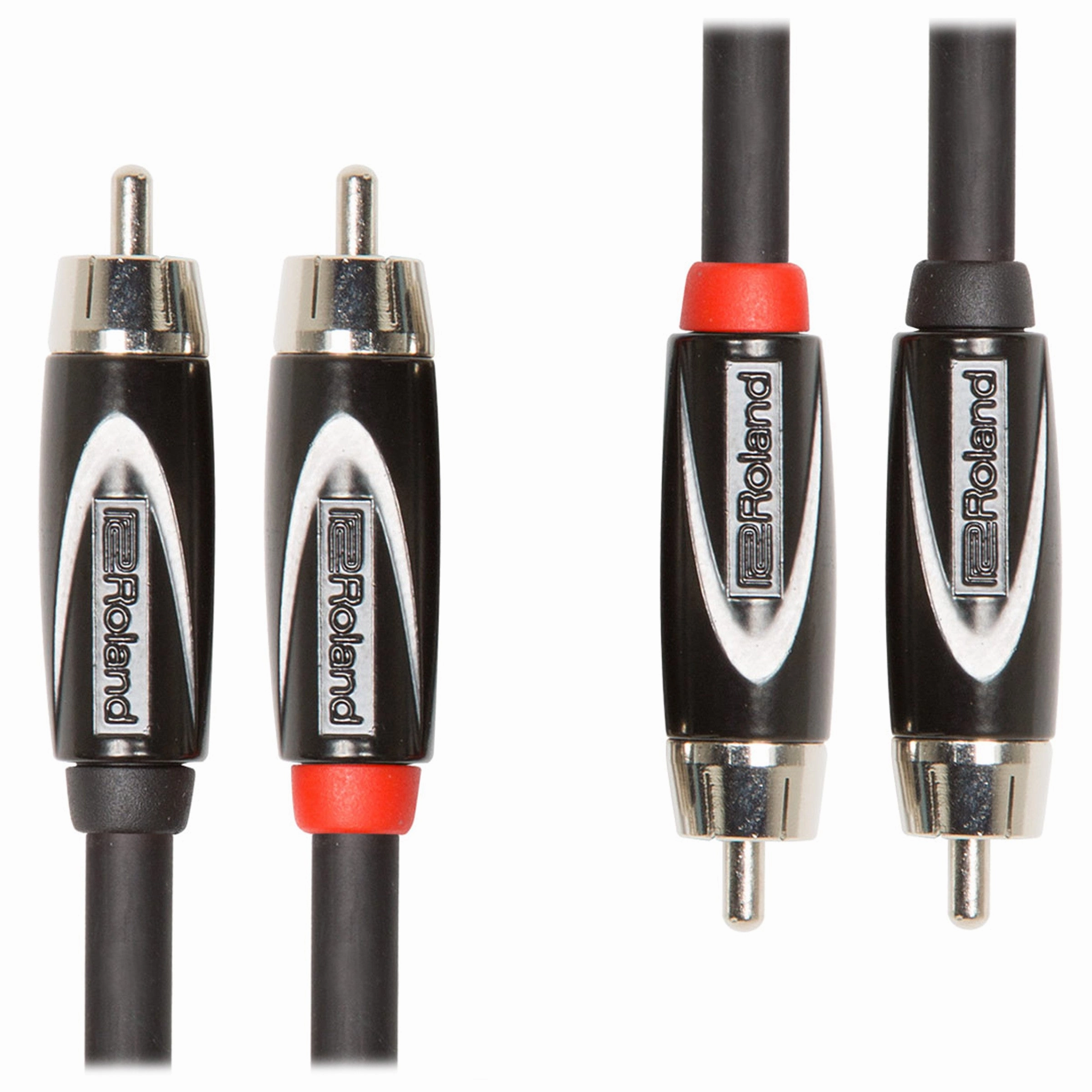 Roland: Black Series Cable - Dual RCA to RCA / 3 ft. (RCC-3-2R2R)