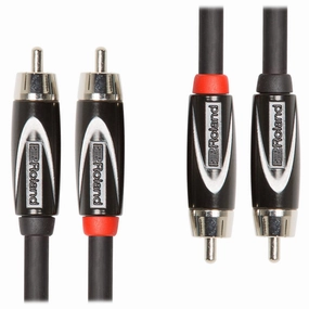Roland: Black Series Cable - Dual RCA to RCA / 5 ft. (RCC-5-2R2R)