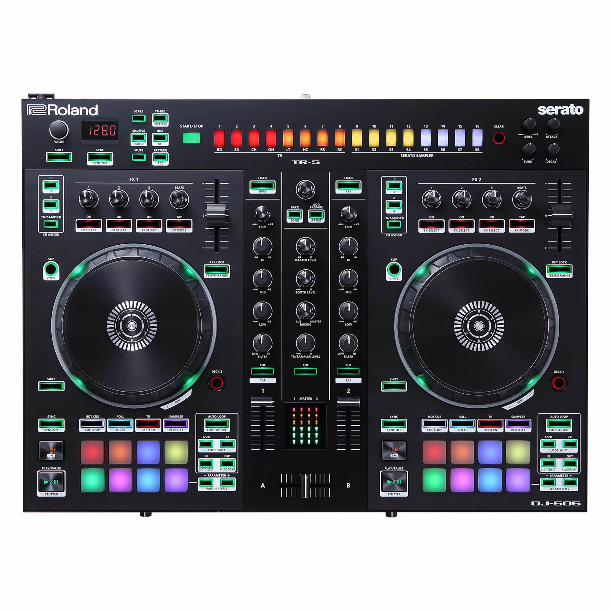 Roland: DJ-505 DJ Controller (Open Box Special)