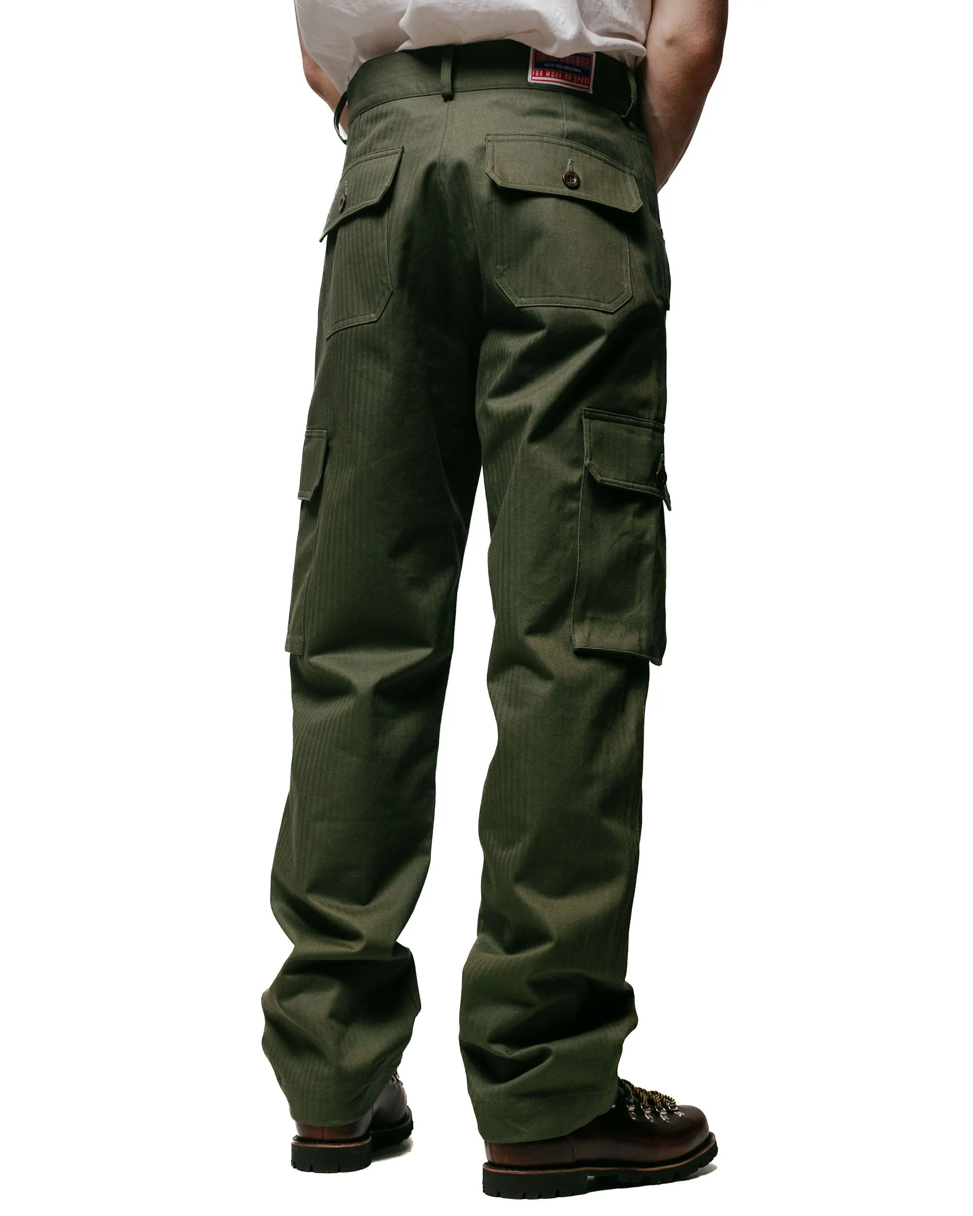 Wide Armholes Rosa Rugosa Cargo Pant Moss