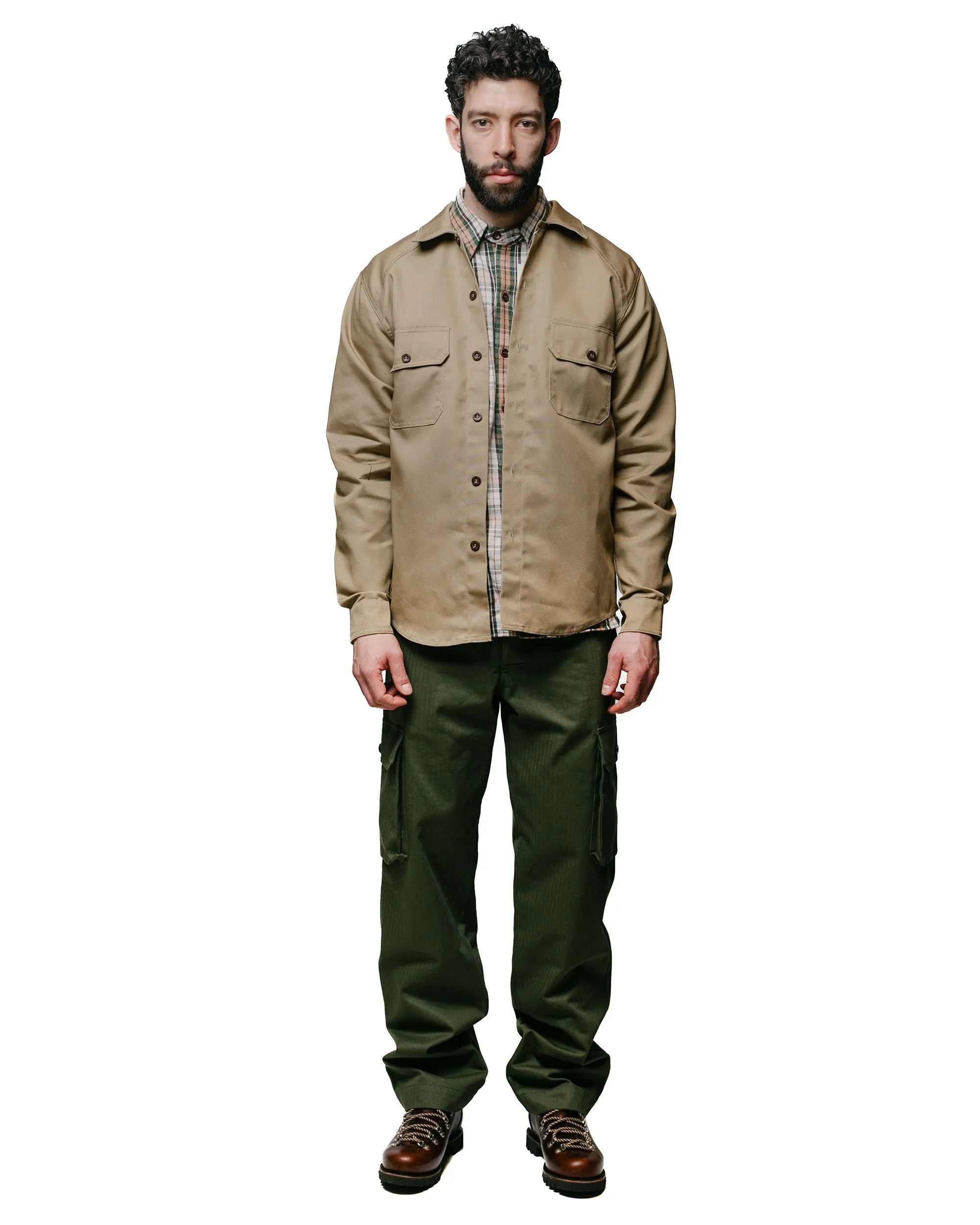 Short Zipper Rosa Rugosa Cargo Pant Moss