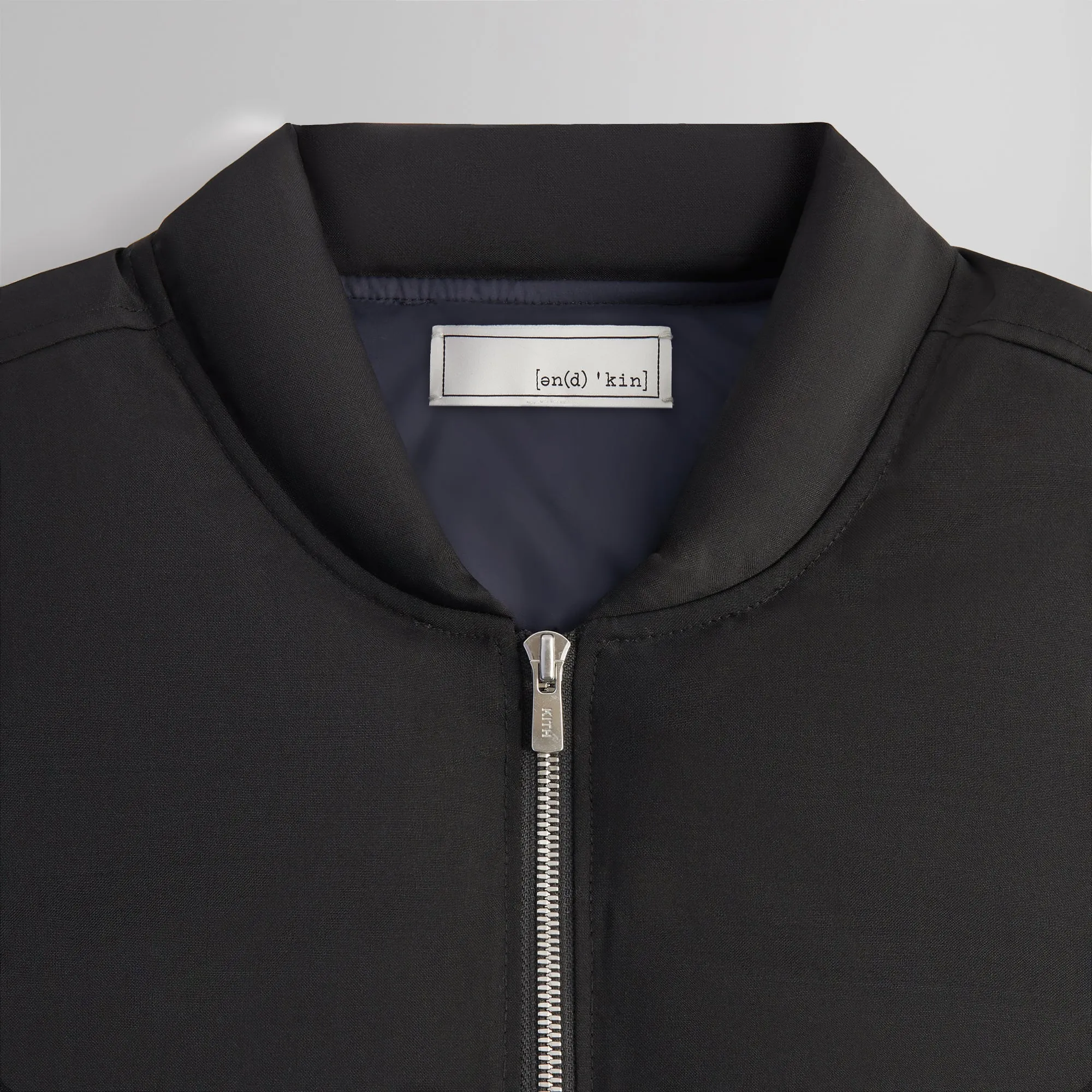 Negotiating &Kin Liam Puffed Bomber Jacket - Black