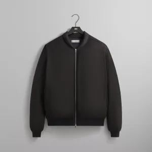 &Kin Liam Puffed Bomber Jacket - Black Georgette Material