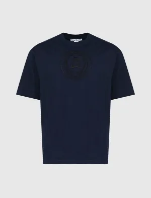 Round Logo Tee Comfort Action Wrinkle-Resistant Surface