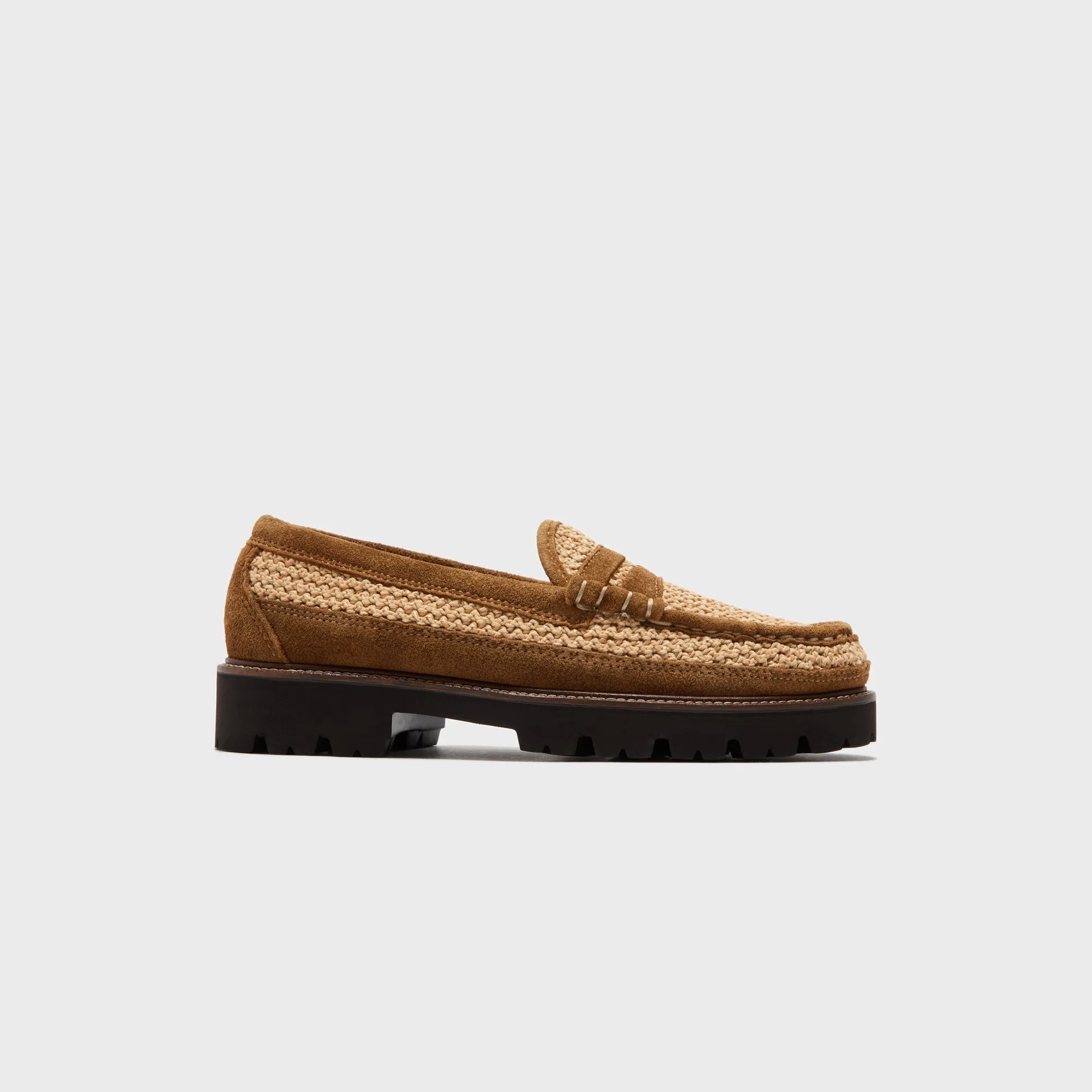 OdorPrevention G.H. Bass X Corridor Larson Raffia Loafer - Tan Combo