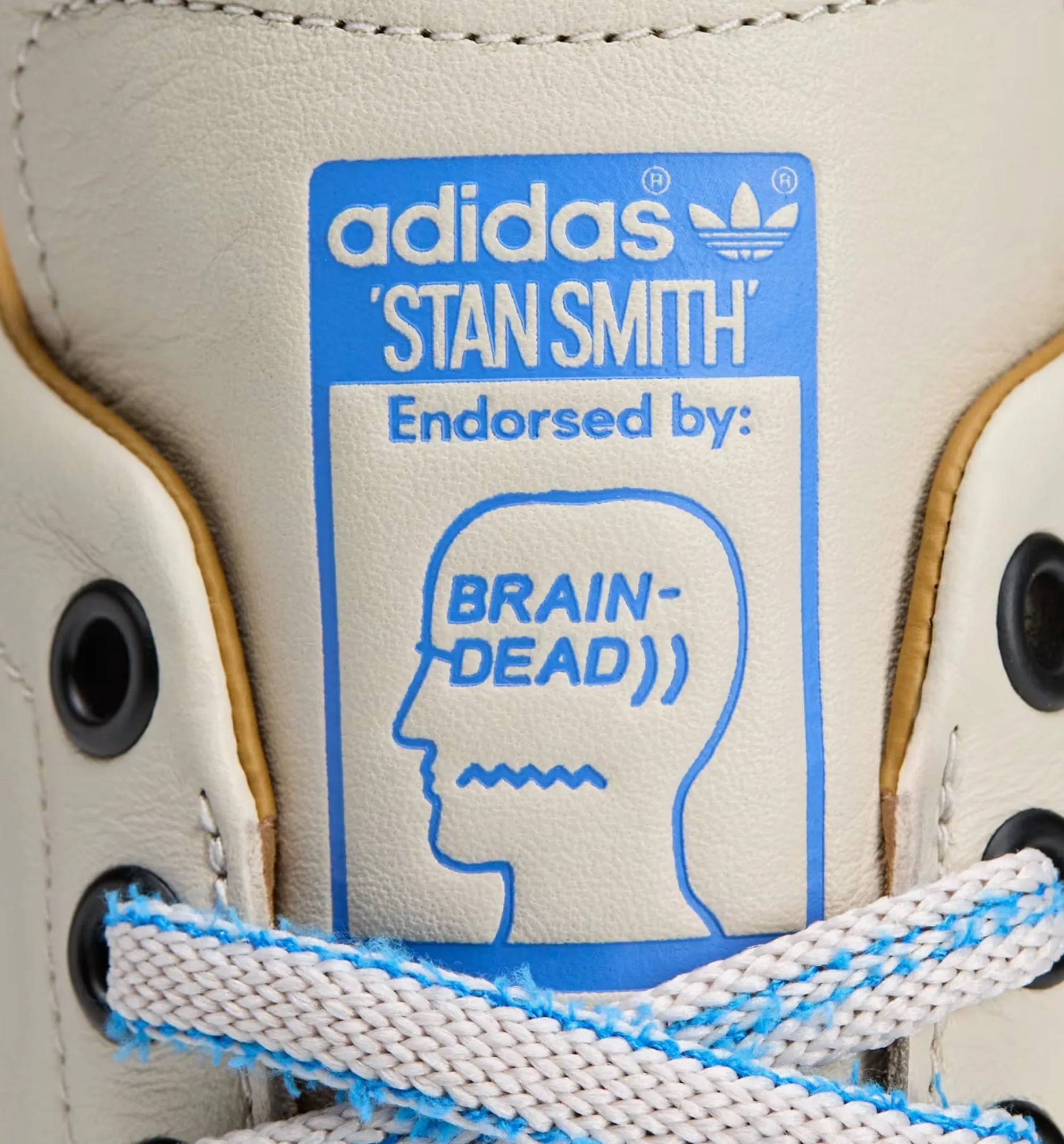 Brain Dead X Stan Smith Bliss Mens Lifestyle Shoe - Bliss/Light Blue/Mesa Medium Cushioning