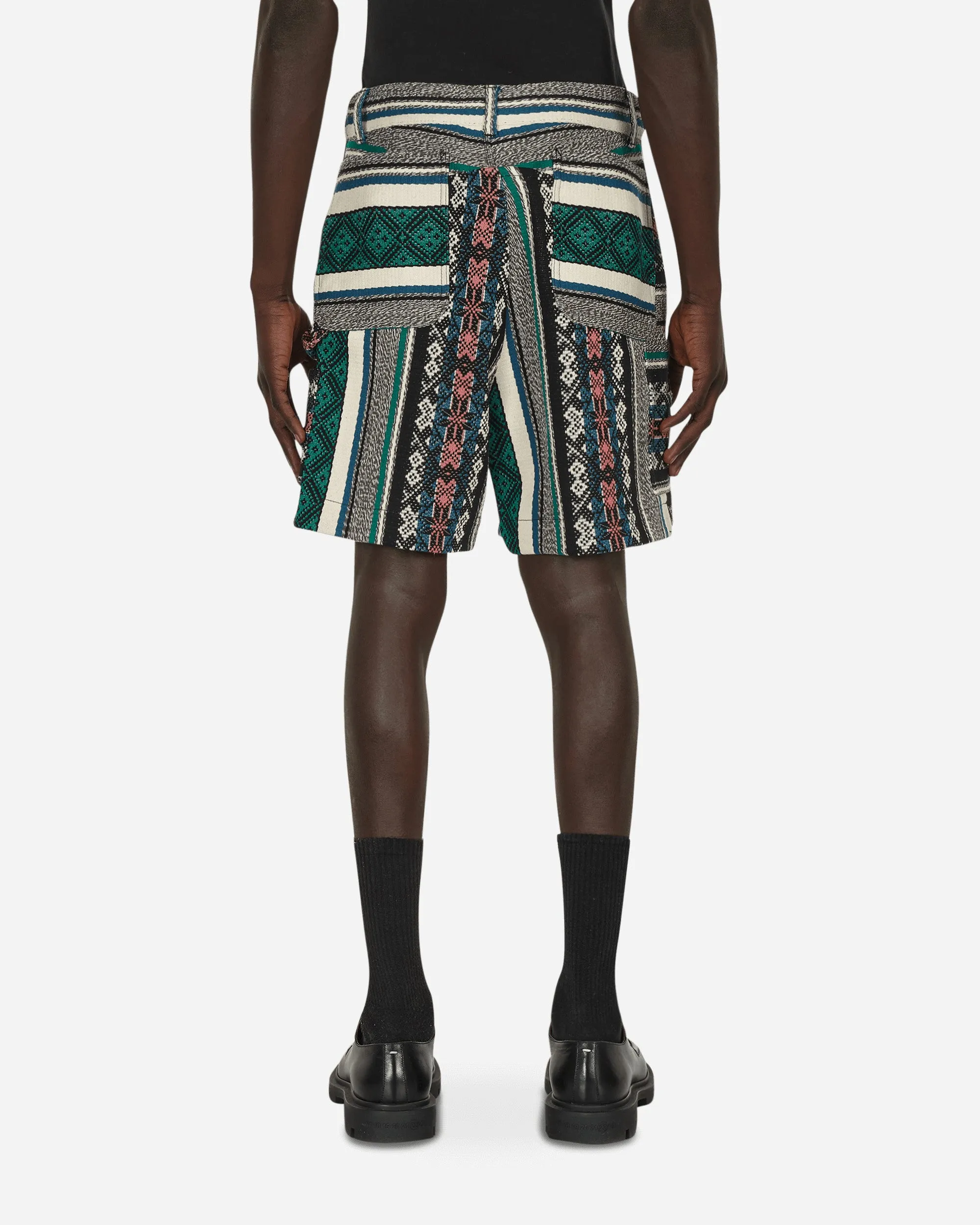 Anti - Tear Silicon Phosphide Rug Jacquard Shorts Multicolor