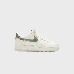 Exclusive Deal All Eyes on You Nike Air Force 1 Low -  Sail / Jade Horizon / Light Bone / University Red / Metallic Gold