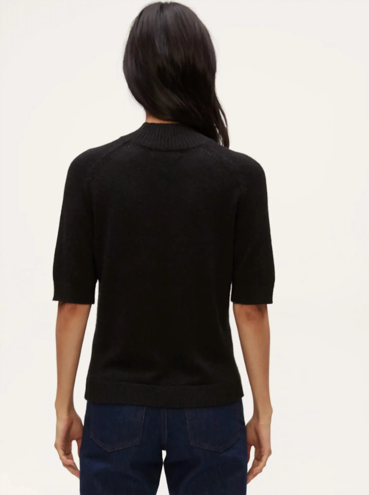 Pull Sabel à manches coudées métalliques en noir