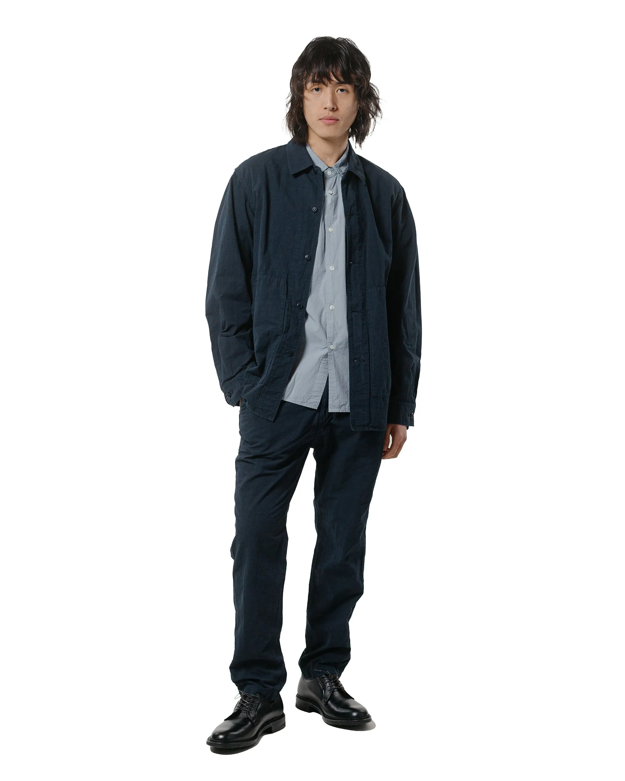 Omni-Heat-Fit Sage De Cret High Density Cotton/Hemp Tapered Pants Navy