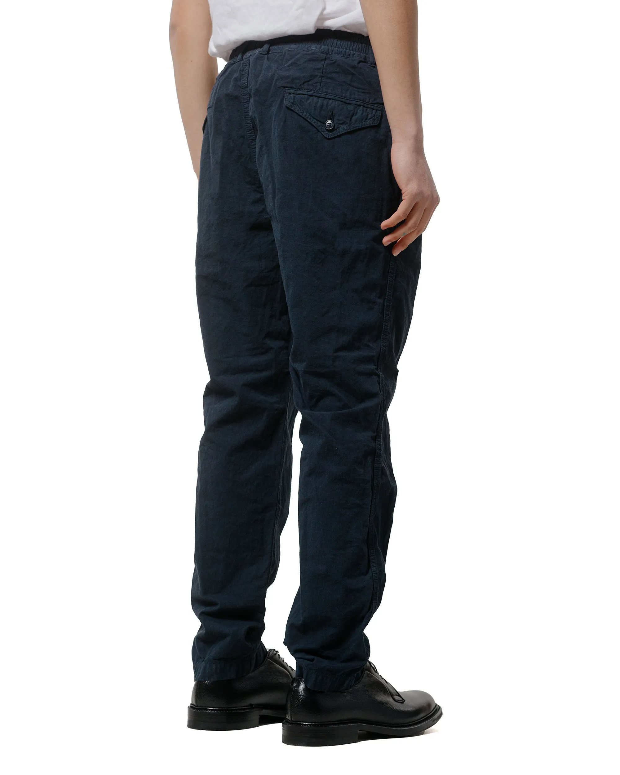 Quick Set Sage De Cret High Density Cotton/Hemp Tapered Pants Navy