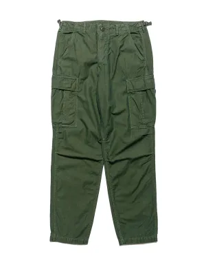 Comfortable Elastic Durability Lightweight And Long Wearing Sage De Cret Lost & Found Cotton/Linen Back Satin Cargo Trouser Olive