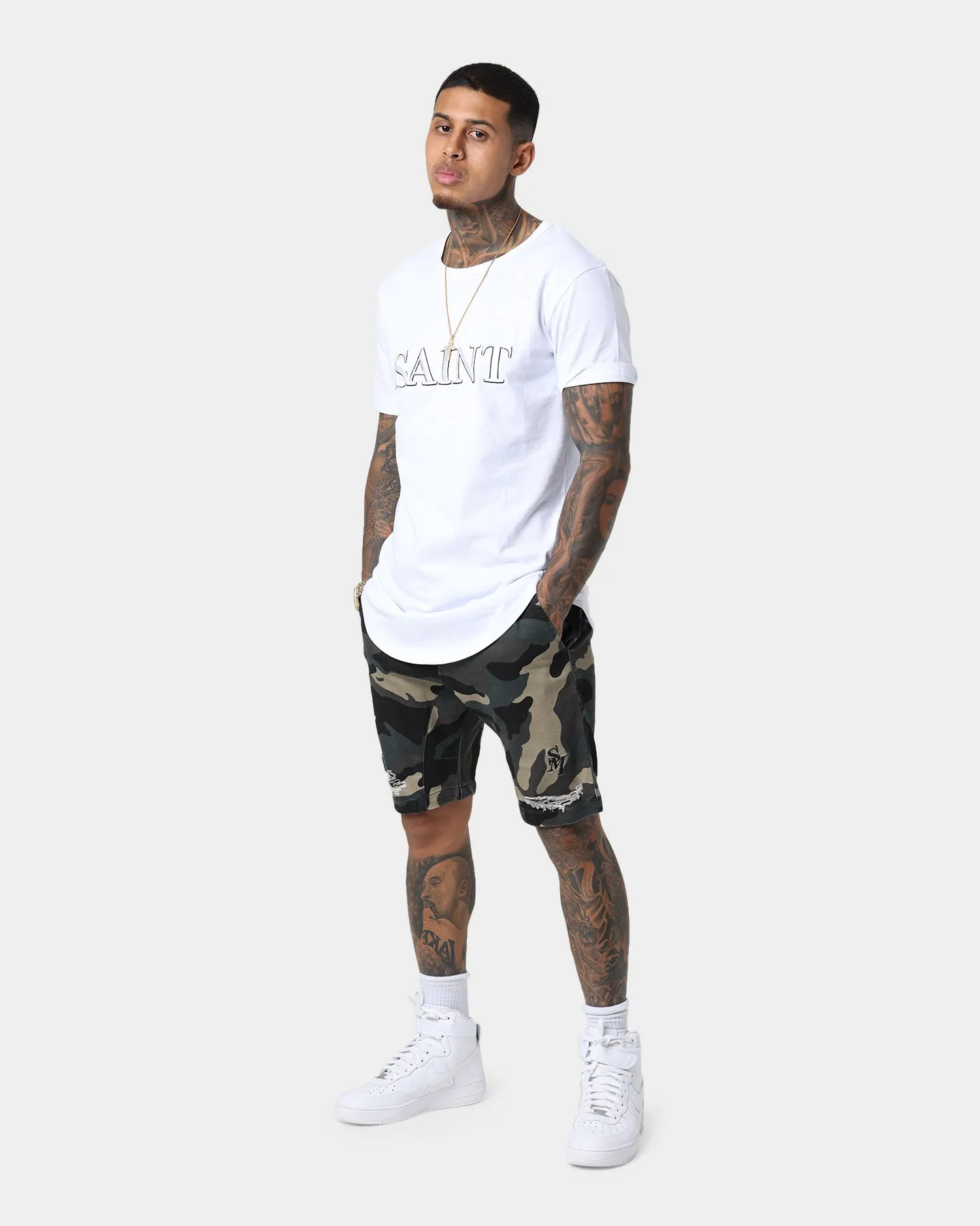 Short de camouflage Saint Morta Annex - Camouflage forestier