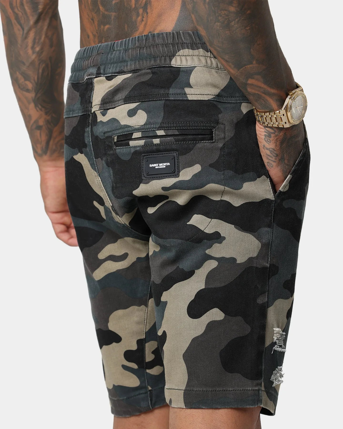 Short de camouflage Saint Morta Annex - Camouflage forestier