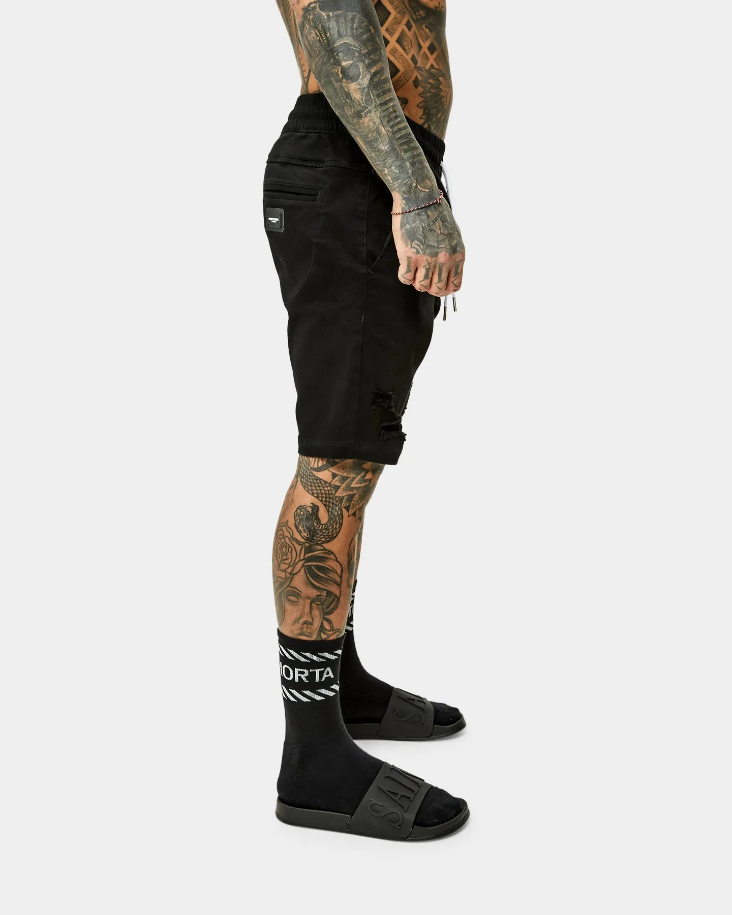 Short Denim Noir Saint Morta Annex