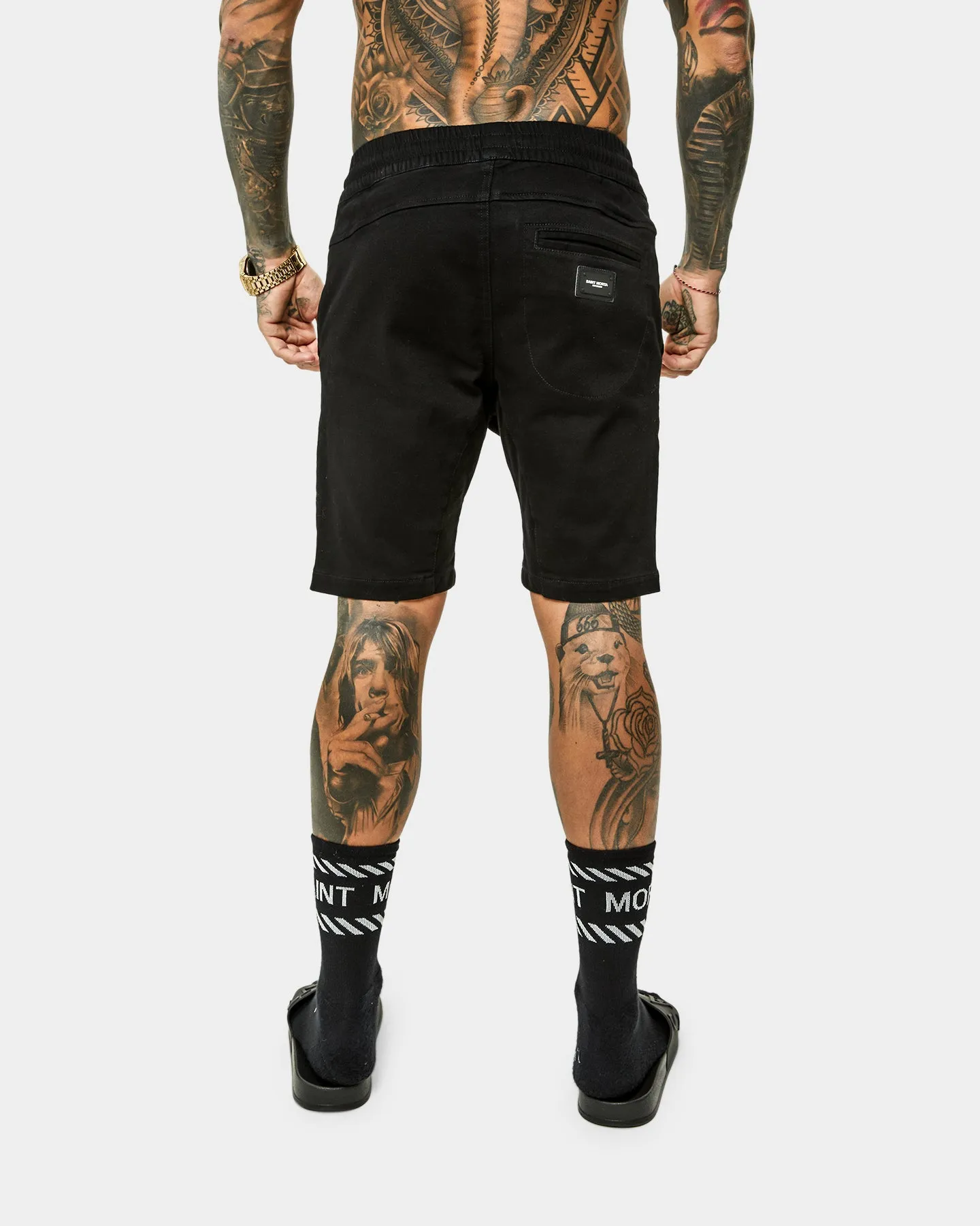 Short Denim Noir Saint Morta Annex