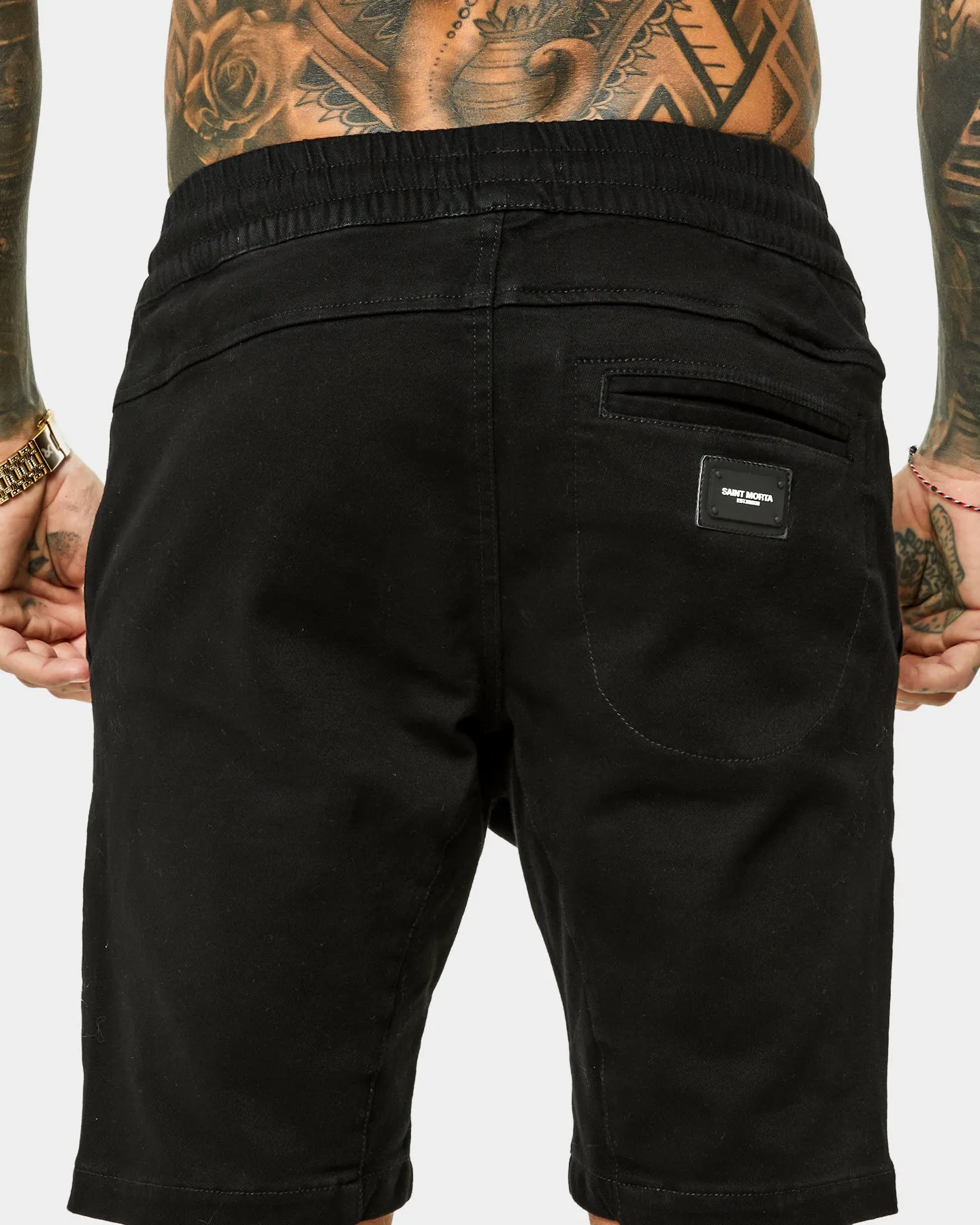 Short Denim Noir Saint Morta Annex