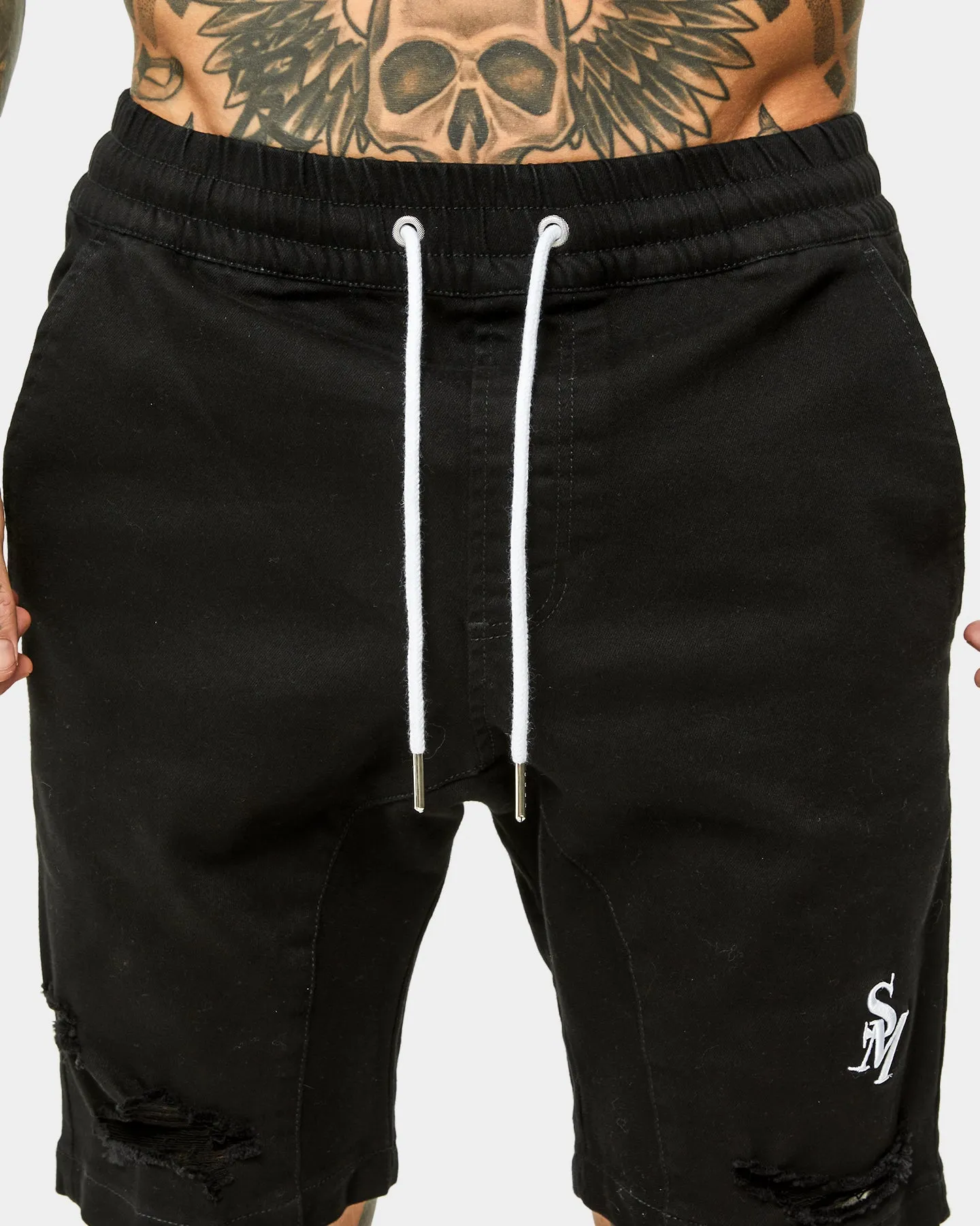 Short Denim Noir Saint Morta Annex