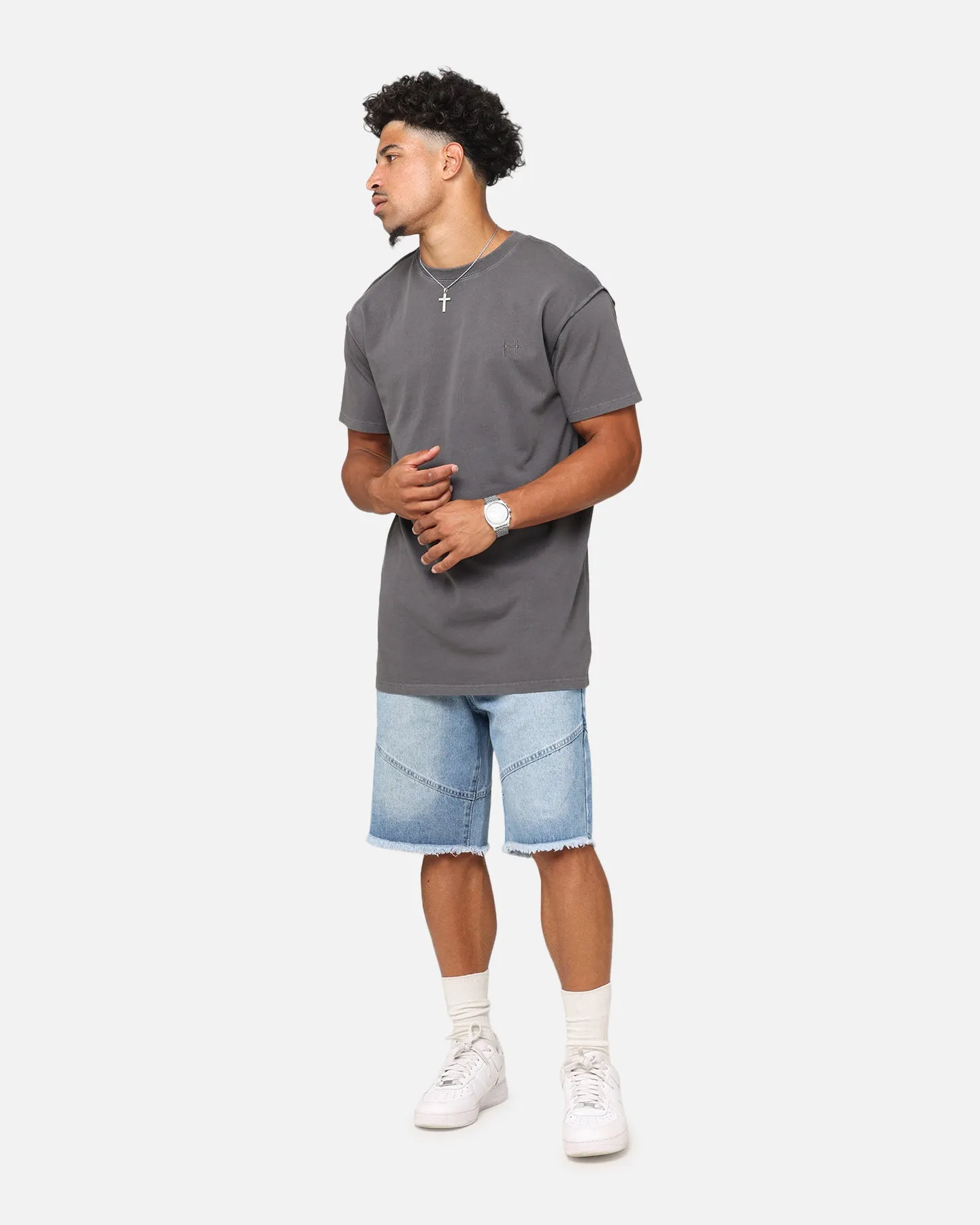 Short en jean large Saint Morta Armoury bleu moyen