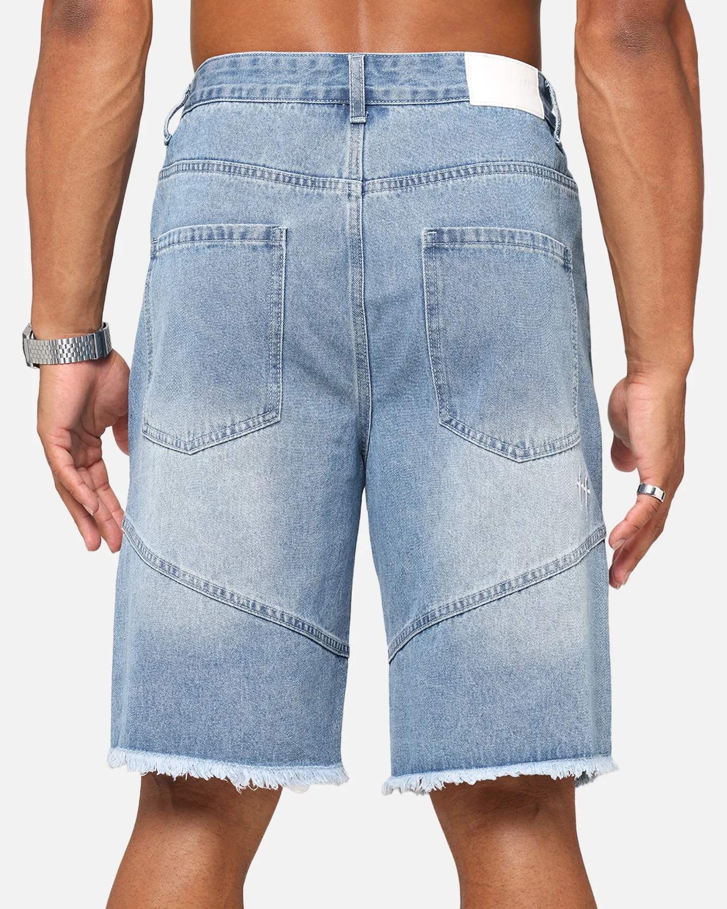 Short en jean large Saint Morta Armoury bleu moyen